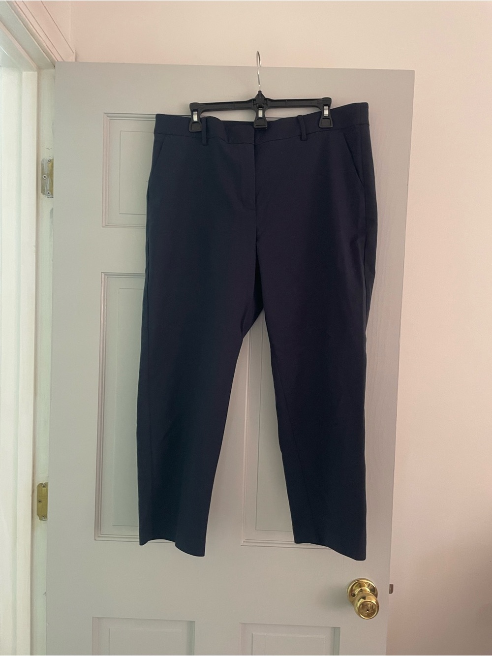 LOFT Riviera Slim 14 Curvy Dark Navy Dress Pants